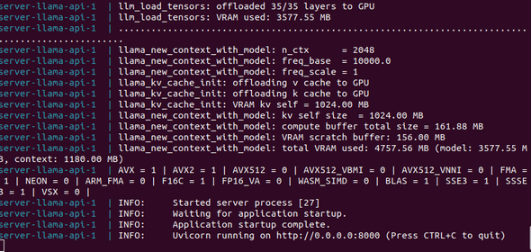 API logs